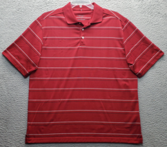 Walter Hagen Golf Performance Polo Shirt Men&#39;s L Multi Striped Collared ... - $21.44