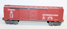 Lionel Postwar 6468X Baltimore &amp; Ohio Double Door Brown Boxcar - £208.53 GBP