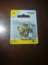 National Hardware N119-644 Corrosion Resist Solid Brass V2021 Cup Hook 3... - $8.79