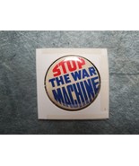 STOP THE WAR MACHINE anti Vietnam War peace protest cause pinback button... - £41.04 GBP