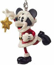 Vintage  Santa Mickey with Star Tree Topper   Disney Parks  1 of 3 Ornaments - £21.11 GBP