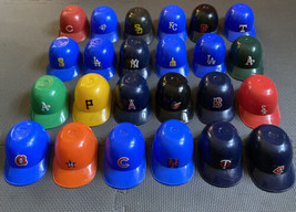 Lot of 24 Mini Baseball Batting Helmets - Souvenir Sundae Ice Cream Cups MLB USA - £38.66 GBP