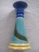 SAWYER DESIGN BY VEGA POTTERY CANDLESTICK-SIGNED-EXCELLENT GENTLY USED-C... - $6.79