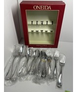 18 New Oneida Voss flatware set 10 Soup 2 Table 4 Forks 1 Serving Fork A... - $74.79