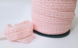 1/2 inch / 13mm  width - 5 yd - 50 yds Light Pink Stretch Lace Elastic Lace L805 - £4.71 GBP+