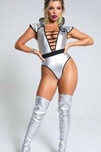 Yandy Comet Me Costume by Yandy Dreamgirl, Silver Womens Size Large - £15.56 GBP