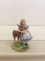 Disney Alice in Wonderland and Deer Figure Toy Model. Rare item - £14.95 GBP