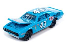 1972 Plymouth Road Runner Stock Car #43 Richard Petty &quot;STP&quot; Blue &quot;Pop Cu... - $17.29