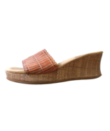 Mudd Lenore 2.5&quot; Wedge Platform Mules-open toe-BROWN-7.5 M 38 EU-EUC-x c... - $28.78 CAD