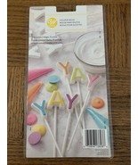 Wilton Lollipop Mold “YAY” Mold Contains 2 Designs With 12 Cavities-NEW-... - $11.76
