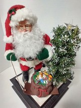 Musical Santa Holiday Creations Holiday Scene Christmas Tunes Carols Light - £17.98 GBP+
