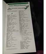 Italian-English and English-Italian dictionary with some special helps - $6.92