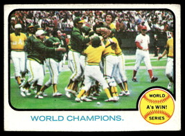 1973 Topps #210 World Champions WS  VGEX-B111R3 - £15.70 GBP