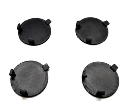 Fits for Set of 4  Black BMW Z4 Center Console Screw Cover Caps Fits E85... - $25.86
