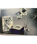 Vtg Royal Limited Silver Photo Frame &amp; Holder 3 Set NIB Decorative photo... - $330.35 MXN