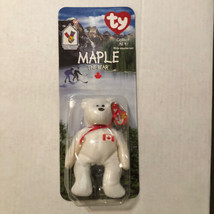 Maple The Bear-1996 McDonalds Ty Beanie Baby with rare errors 1993, OakBrook - £26.15 GBP