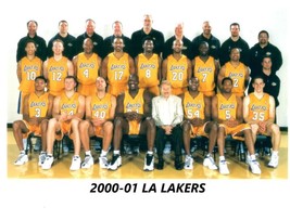 2000-01 Los Angeles Lakers 8X10 Team Photo Basketball Picture Nba La - £3.88 GBP