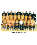 2000-01 LOS ANGELES LAKERS 8X10 TEAM PHOTO BASKETBALL PICTURE NBA LA - £3.88 GBP