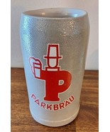 Vintage PARKBRAU Beer Stein Mug Tavern Trove ~ Germany 1 Liter 7 1/2&quot; - $23.20 CAD