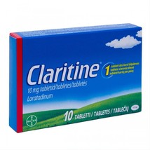 5 PACK  Claritin Non Drowsy Indoor Outdoor Allergy 24 Hour Relief 10 Tab... - $55.09