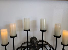 Set of 9 Flameless Flickering Battery Operated Candles with 10 Key Remote | NEW! - £23.98 GBP