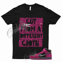 CUT T Shirt to Match Dunk High Run The Active Pink Black Metallic Gold Jewels - £18.44 GBP+