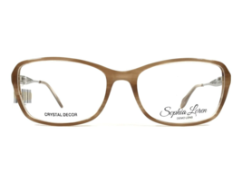 Sophia Loren Brille Rahmen 1546 003 Natürliches Beige Horn Grau 55-17-135 - £38.15 GBP