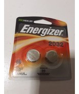 Energizer Zero Mercury 2032 3V Battery 2 Pack Brand New Factory Sealed C... - £4.63 GBP