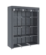 51 Inch Portable Closet Wardrobe Storage Organizer With 10 Shelves, Quic... - £66.67 GBP