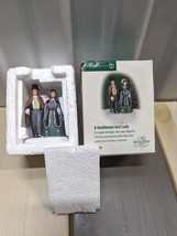 Department 56 Dickens Village A Gentleman and Lady & Box 56.58559 Christmas Gift - $46.88