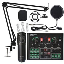 Sound Card Full Set Of Condenser Wireless Microphone Suit Bm800 Microphone - £93.03 GBP