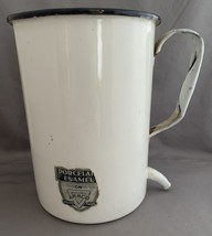 Hospital Surgical Porcelain Enamelware Wall Hanging Irrigator Douche - $5.94