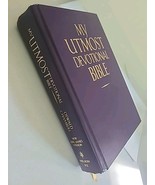 My Utmost Devotional Bible NJKV Oswald Chambers 2nd Edit. 1992 Purple Ha... - $74.99