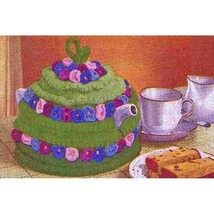 Vintage Tea Cosy Knitting Pattern Penelope #1352 Floral Glories Picot Fr... - £1.61 GBP