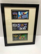 Disney Set of 3 Rescuers 101 Dalmatians Bug&#39;s Life Classic Cards Framed Art - £15.80 GBP