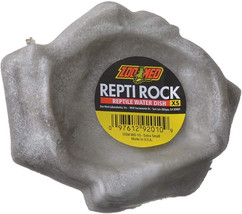 Zoo Med Repti Rock Reptile Water Dish X-Small - 4 count Zoo Med Repti Ro... - £17.40 GBP