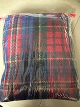All Wool Made In Scotland Throw Blanket England Tartan Plaid Beautiful C... - $73.40