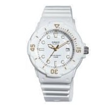 Casio LDRW200H Analog Dive Watch - White Strap, 44mm, Unidirectional Bezel - $1,543.61 MXN