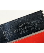 Vintage Billiton Metals And Ores USA Inc MCM Slide Rule Advertising Red ... - $41.13