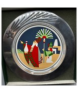 Limited Edition Wilton Armetale Christmas Plate &quot;The Journey Of The Magi... - $340.54 MXN