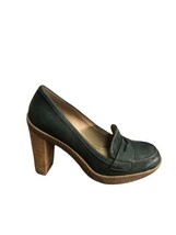 Ecco Women&#39;s Nomane Stacked Platform Chunky Loafer Shoes Black Size 38 ($) - £93.03 GBP