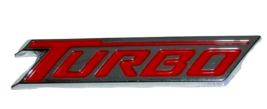 14-15 Chevy Malibu LT LTZ Trunk Mounted Turbo Emblem W/ Red Lettering   ... - $21.73