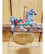 Vintage 1989 Hallmark Christmas Carousel Horse &quot;Holly&quot; 2nd in a collecti... - $12.23