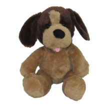 Build A Bear Fudge Lil Dog Plush 11&quot; Puppy Brown Tan Stuffed Animal BAB ... - $11.86