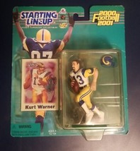 2000 Hasbro Starting Lineup Kurt Warner NFL Action Figure St Louis Rams NEW - £7.74 GBP