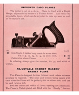 1900 Stanley Tools Dado Planes Advertisement Victorian Wood Engraving F17F - $368.02 MXN
