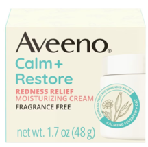 Aveeno Calm + Restore Redness Relief Cream, Face Moisturizer 1.7oz - £54.98 GBP