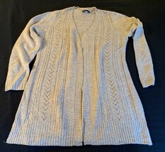 Karen Scott Size XLarge Womens Long Sleeve Knit Cardigan Sweater Beige - $13.28