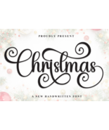 Christmas Font - $12.00