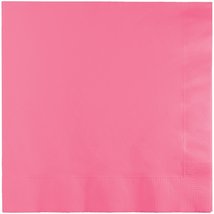Creative Converting Bright Paper Beverage Napkin, Candy Pink - £1.58 GBP